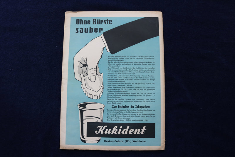1954 OCTOBER 9 REVUE MAGAZINE - ELIZABETH TAYLOR COVER - GERMAN - E 23822