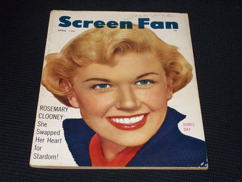 1953 APRIL SCREEN FAN MAGAZINE - DORIS DAY FRONT COVER - E 16409