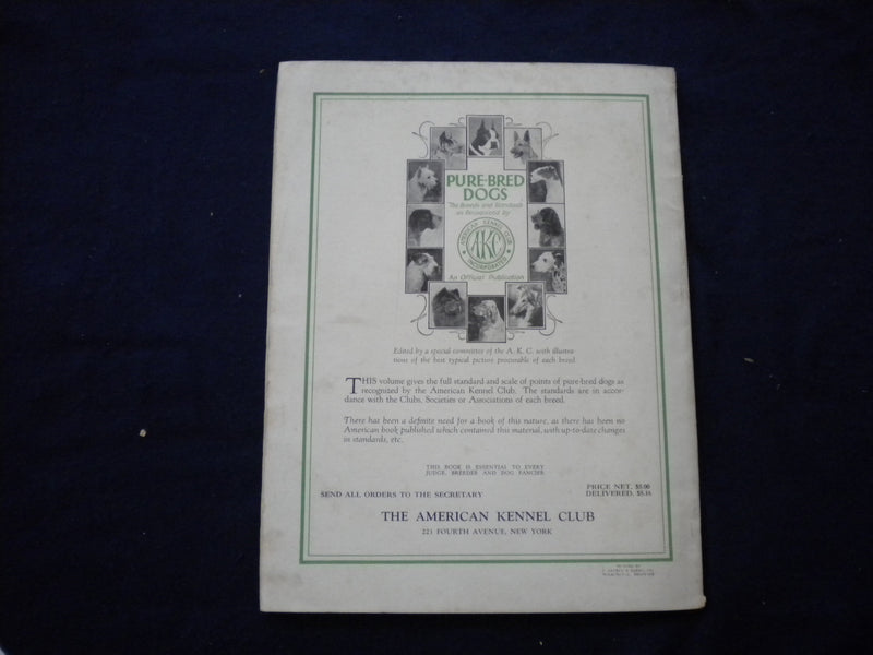 1934 MARCH 1 THE AMERICAN KENNEL GAZETTE MAGAZINE- WU FOO OF KINGSWERE- SP 3625M