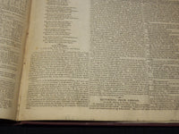 1827-1828 THE ALBION WEEKLY GAZETTE BOUND VOLUME NO. 6 - NEW YORK - R 89Y