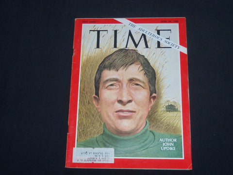 1968 APRIL 26 TIME MAGAZINE - AUTHOR JOHN UPDIKE - T 2041