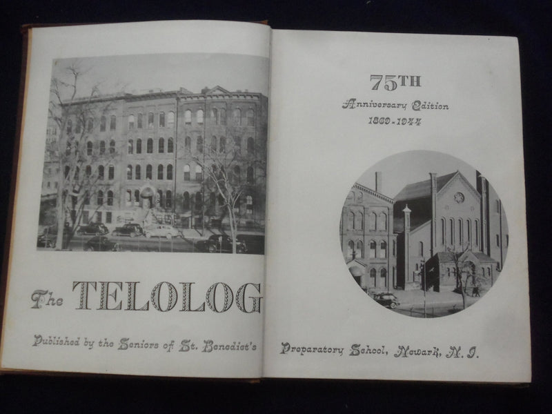 1944 THE TELELOG ST. BENEDICT'S PEPARATORY SCHOOL YEARBOOK - NEWARK, NJ- YB 3121