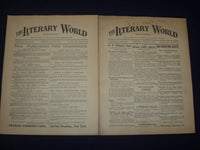 1891 THE LITERARY WORLD MAGAZINE LOT OF 6 ISSUES - NICE ARTICLES - O 2618