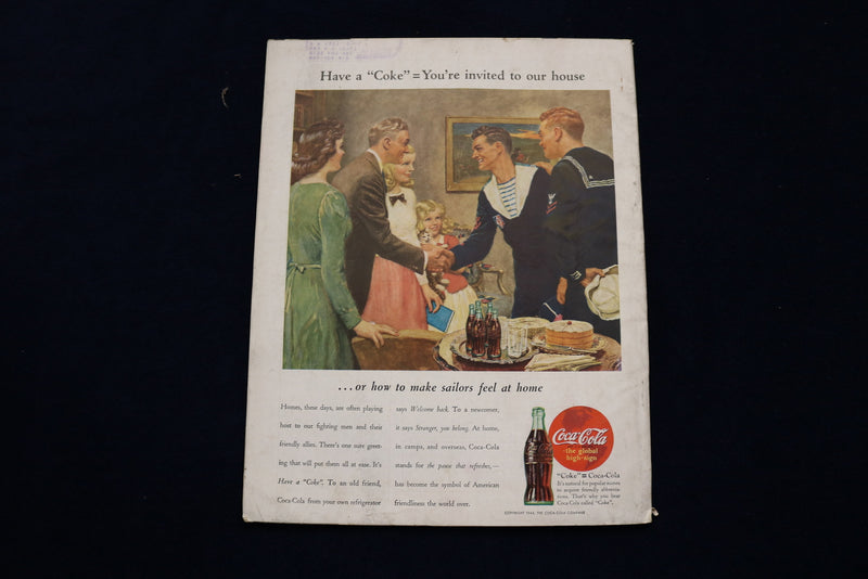 1944 APRIL BETTER HOMES & GARDENS MAGAZINE - GROW VEGETABLES COVER - E 11598