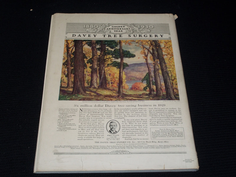 1930 MARCH 15 TOWN & COUNTRY MAGAZINE - MAURICE FROMKES FRONT COVER - E 2538