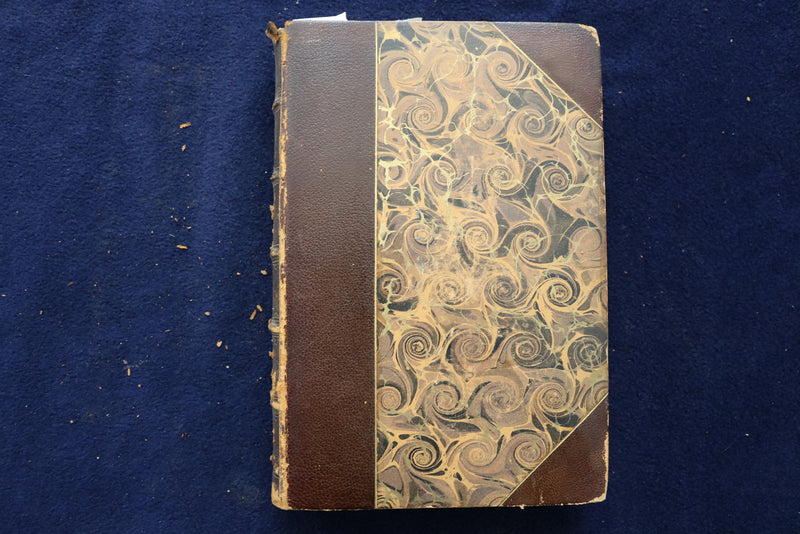 1891 BOSWELL'S LIFE OF JOHNSON HARDCOVER BOOKS - LOT OF 6 VOLUMES - KD 9449