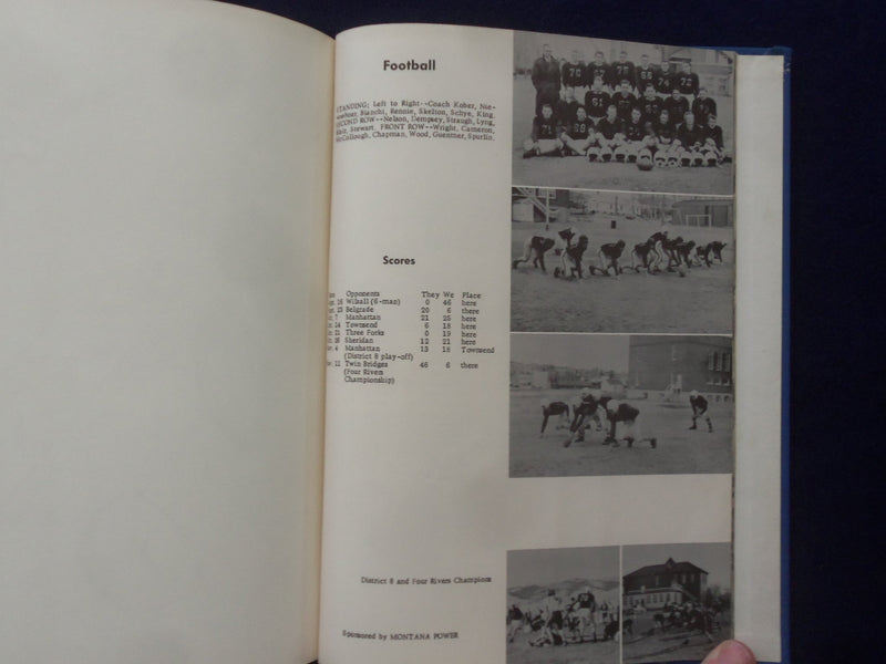 1956 THE HORNETS' HIVE WHITE SULPHUR SPRINGS (MT) HIGH SCHOOL YEARBOOK - YB 3225
