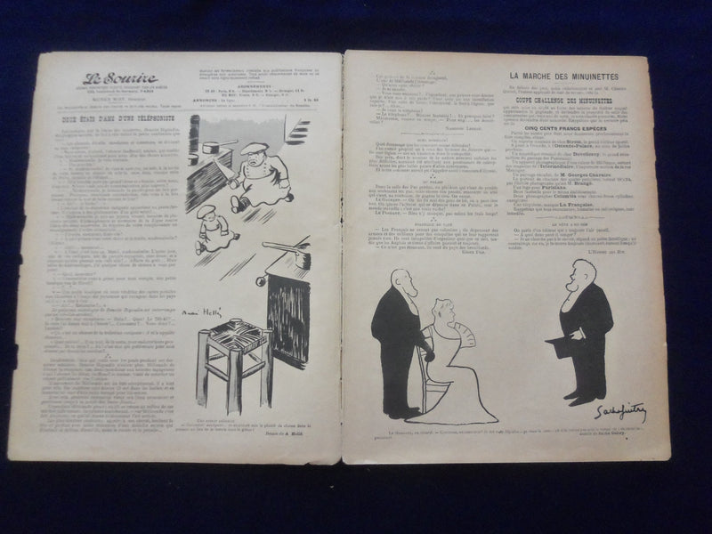 1904 JAN 9 LE SOURIRE MAGAZINE - ILLUSTRATED COMEDY - FRENCH TEXT - SP 4866B