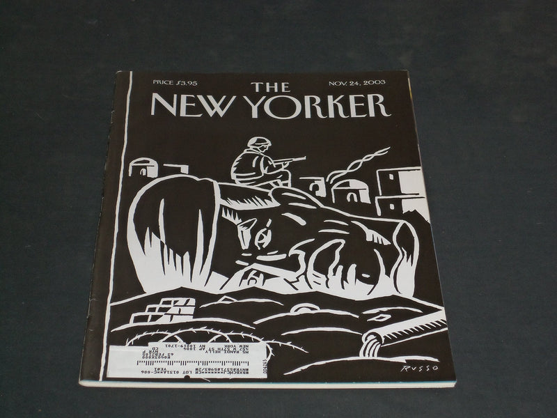 2003 NOVEMBER 24 THE NEW YORKER MAGAZINE - ILLUSTRATED COVER - NY 1992
