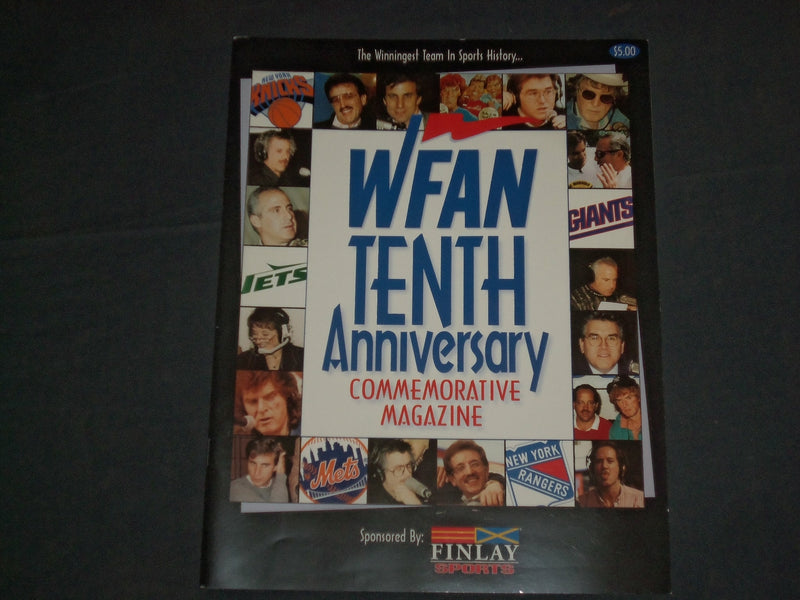 1997 WFAN TENTH ANNIVERSARY COMMEMORATIVE MAGAZINE - NY RADIO STATION - B 6460