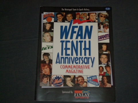 1997 WFAN TENTH ANNIVERSARY COMMEMORATIVE MAGAZINE - NY RADIO STATION - B 6460