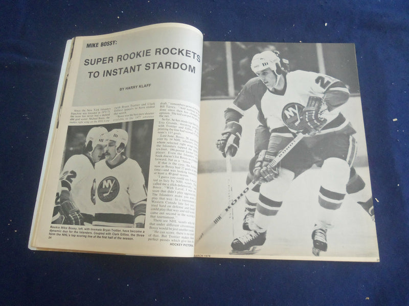 1978 MARCH HOCKEY PICTORIAL MAGAZINE - KEITH MAGNUSON COVER - ST 267E