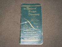 1893 THE BUYERS' POCKET DIRECTORY COLUMBIAN EXPOSITION - J 3637