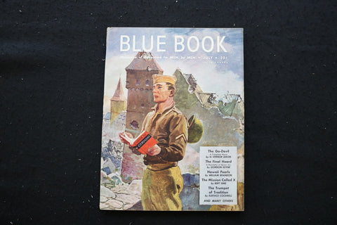 1945 JULY BLUE BOOK MAGAZINE - HERBERT MORTON STOOPS COVER - E 10280