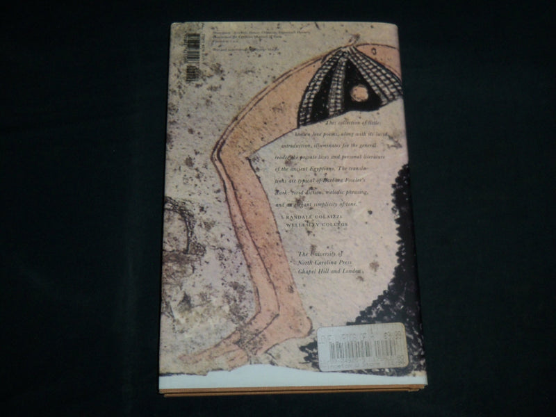 1994 LOVE LYRICS OF ANCIENT EGYPT HARDCOVER BOOK BY BARBARA FOWLER - KD 6921