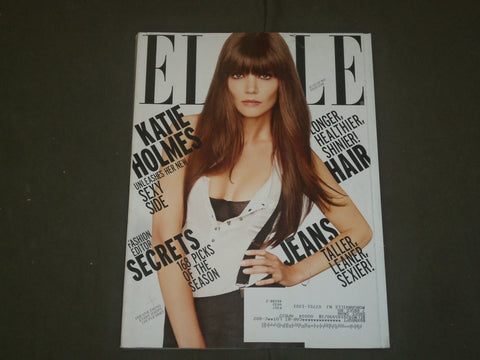 2012 AUGUST ELLE MAGAZINE - KATIE HOLMES COVER - B 1890