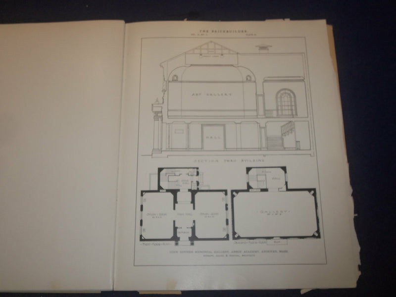 1907 FEBRUARY THE BRICKBUILDER MAGAZINE - AN ARCHITECTURAL MONTHLY - ST 528P