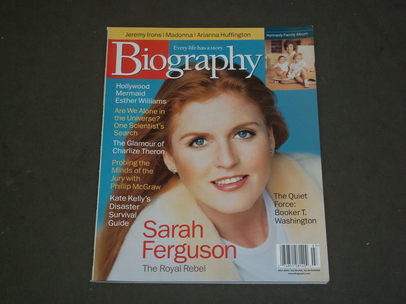 2000 JULY BIOGRAPHY MAGAZINE - SARAH FERGUSON COVER - B 3742