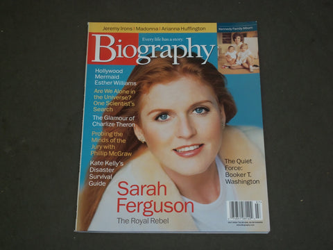 2000 JULY BIOGRAPHY MAGAZINE - SARAH FERGUSON COVER - B 3742