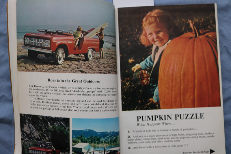 1966 THE FORD ALMANAC - SOFTCOVER BOOK - K 3192