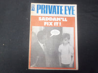 1990 AUGUST 31 PRIVATE EYE MAGAZINE - SADDAM HUSSEIN FRONT COVER - E 8159