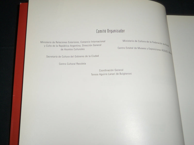 2001 VANGUARDIA RUSA CENTRO CULTURAL RECOLETA SPANISH BOOK - PRINTS - D 387