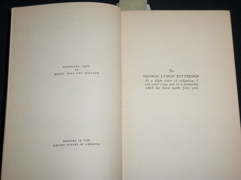 1926 SOME NEW LIGHT ON CHAUCAR HARDCOVER BOOK BY JOHN MATTHEWS MANLY - KD 6662