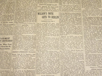 1915 JUNE 11 NEW YORK TIMES - WILSON TELLS GERMANY NO RIGHT TO ENDANGER- NT 7699