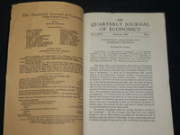1960 QUARTERLY JOURNAL OF ECONOMICS LOT OF 4 ISSUES - COMPLETE YEAR - WR 336E