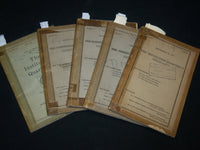 1914-1923 THE INSTITUTION QUARTERLY PSYCHOPATHIC MAGAZINE LOT OF 5 - WR 572B