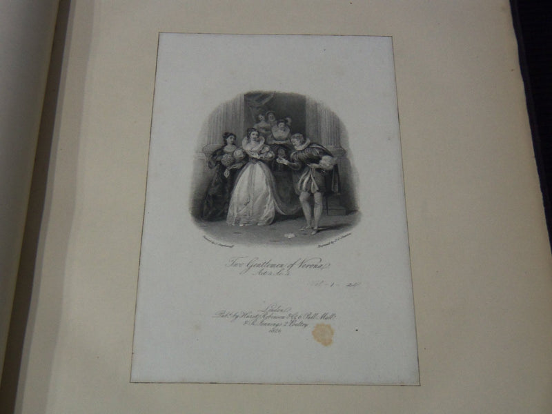 1870'S THE WORKS OF SHAKESPERE CHARLES KNIGHT VOLUME 1 - IMPERIAL - KD 3351T