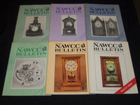 1986-1994 NAWCC BULLETIN WATCH & CLOCK COLLECTORS MAGAZINES LOT OF 24 - O 2364A
