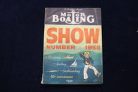 1958 JANUARY MOTOR BOATING MAGAZINE - THE SHOW NUMBER COVER - E 11707