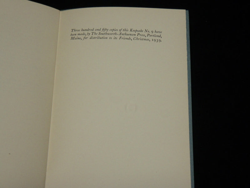 1939 A CONTEMPLATION MAN'S REGENERATION SOFTCOVER BOOK - J 6507