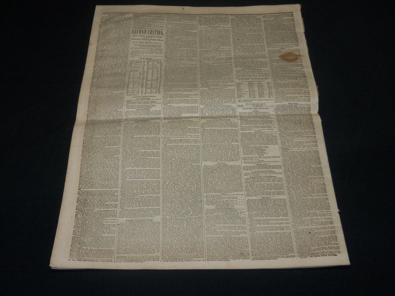 1854 APRIL 12 NEW YORK HERALD NEWSPAPER - THE TEMPEST - LEGISLATURE - NP 4891