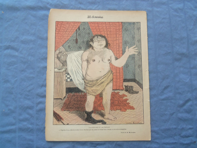 1900 OCT 13 LE SOURIRE MAGAZINE - ILLUSTRATED COMEDY - FRENCH TEXT - SP 4864I