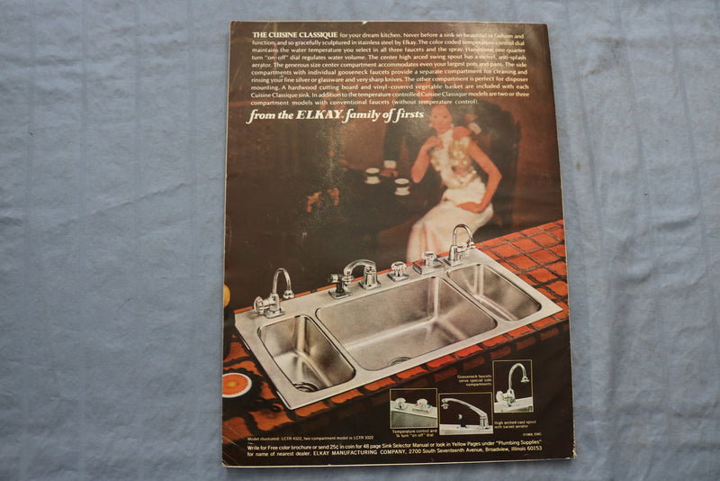 1970 BETTER HOMES AND GARDENS MAGAZINE - KITCHEN IDEAS COVER - E 9699