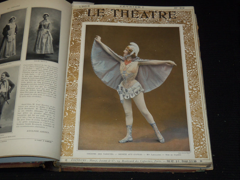 1903 JULY-DECEMBER LE THEATRE MAGAZINE BOUND VOLUME - 12 ISSUES - KD 2657E