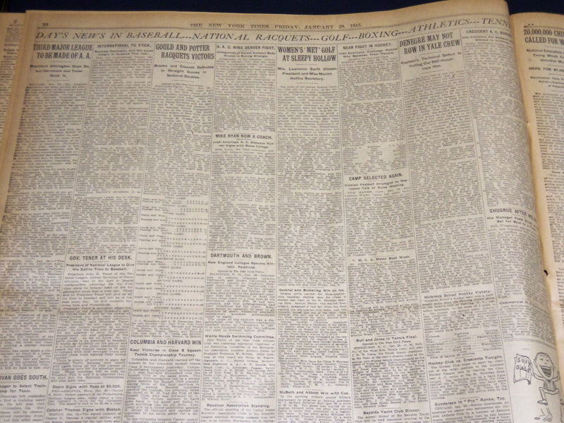1915 JANUARY 29 NEW YORK TIMES - STRIKE HEADS SEE MR. ROCKEFELLER - NT 7827