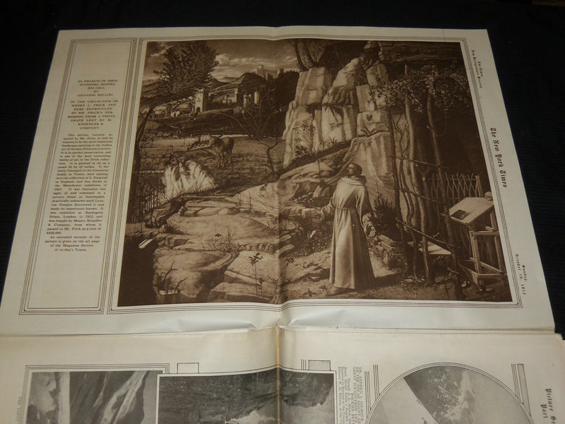 1915 OCTOBER 10 NEW YORK TIMES PICTURE SECTION - ST. FRANCIS BELLINI - NP 5603
