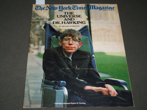 1983 JANUARY 23 NEW YORK TIMES MAGAZINE SECTION - STEPHEN HAWKING COVER - J 3068