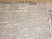 1922 APRIL 9 NEW YORK TIMES - MATTEO BENSMAN COMPOSER DIES - NT 8581