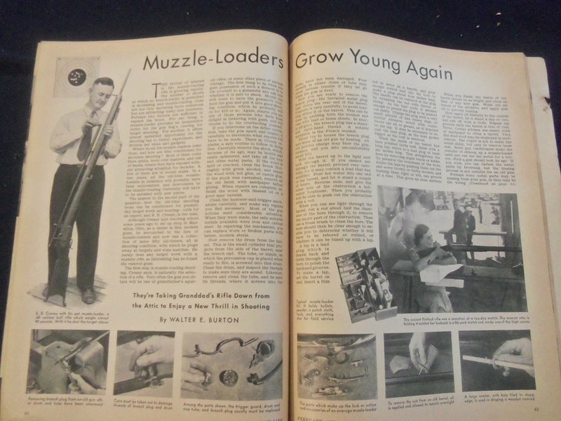 1939 FEBRUARY OUTDOOR LIFE MAGAZINE - YOUR SHOT A MOOSE.. SO WHAT? - ST 267O