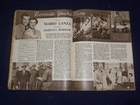 1952 DECEMBER FILM REVIEW MAGAZINE - BRITISH LOVELIES - ELIZABETH TAYLOR- J 9664