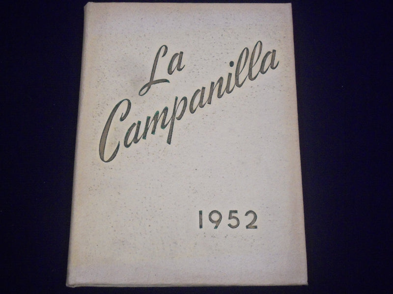 1952 LA CAMPANILLA COLLEGE HIGH SCHOOL YEARBOOK - MONTCLAIR NEW JERSEY - YB 274