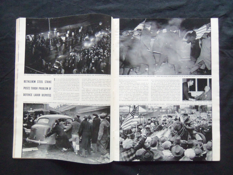 1941 MARCH 10 LIFE MAGAZINE - WASHINGTON WORKER - L 225