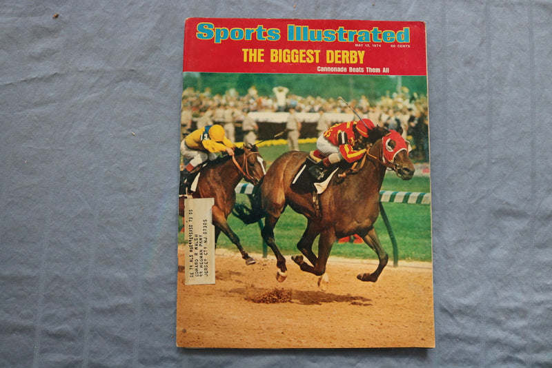 1974 MAY 13 SPORTS ILLUSTRATED MAGAZINE - CANNONADE-THE BIGGEST DERBY - ST 1003P