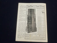 1916 OCTOBER 25 CHRISTIAN HERALD MAGAZINE - FUJI-YAMA, JAPAN VOLCANO - ST 6585