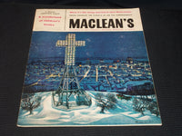 1957 DECEMBER 21 MACLEAN'S MAGAZINE - CHRISTMAS TIME FRONT COVER - E 5702