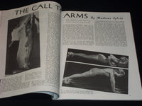 1936 NOVEMBER PHYSICAL CULTURE MAGAZINE NICE EXERCISE WORKOUT ISSUE - E 3739